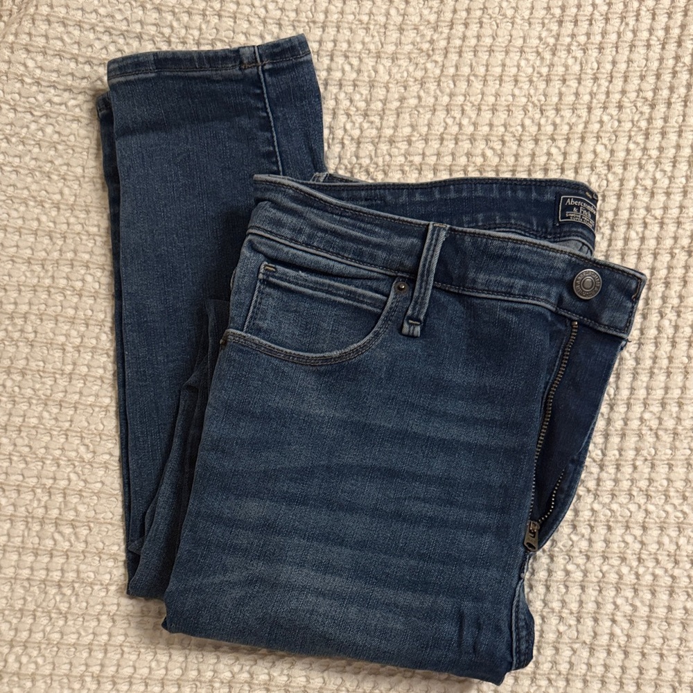 Abercrombie & Fitch High Rise Blue Jeans